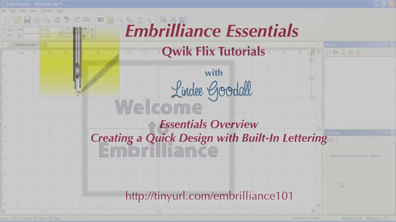 how to use embrilliance essentials